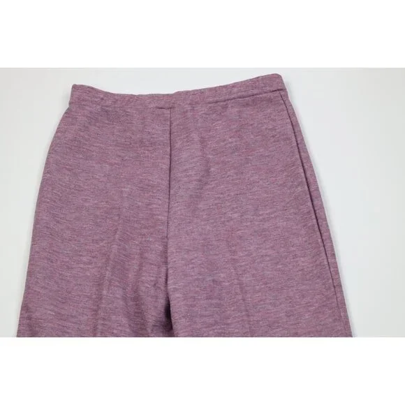 Deadstock Vtg 70s Streetwear Womens 16 Wool Blend Knit Bell Bottoms Pants USA